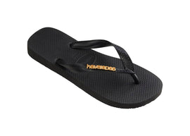 Chinelo Havaianas Top Logo Metallic - Preto