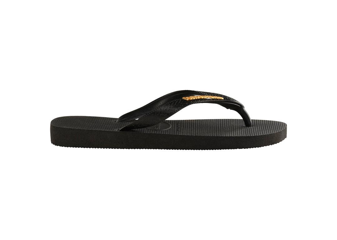 Chinelo Havaianas Top Logo Metallic - Preto