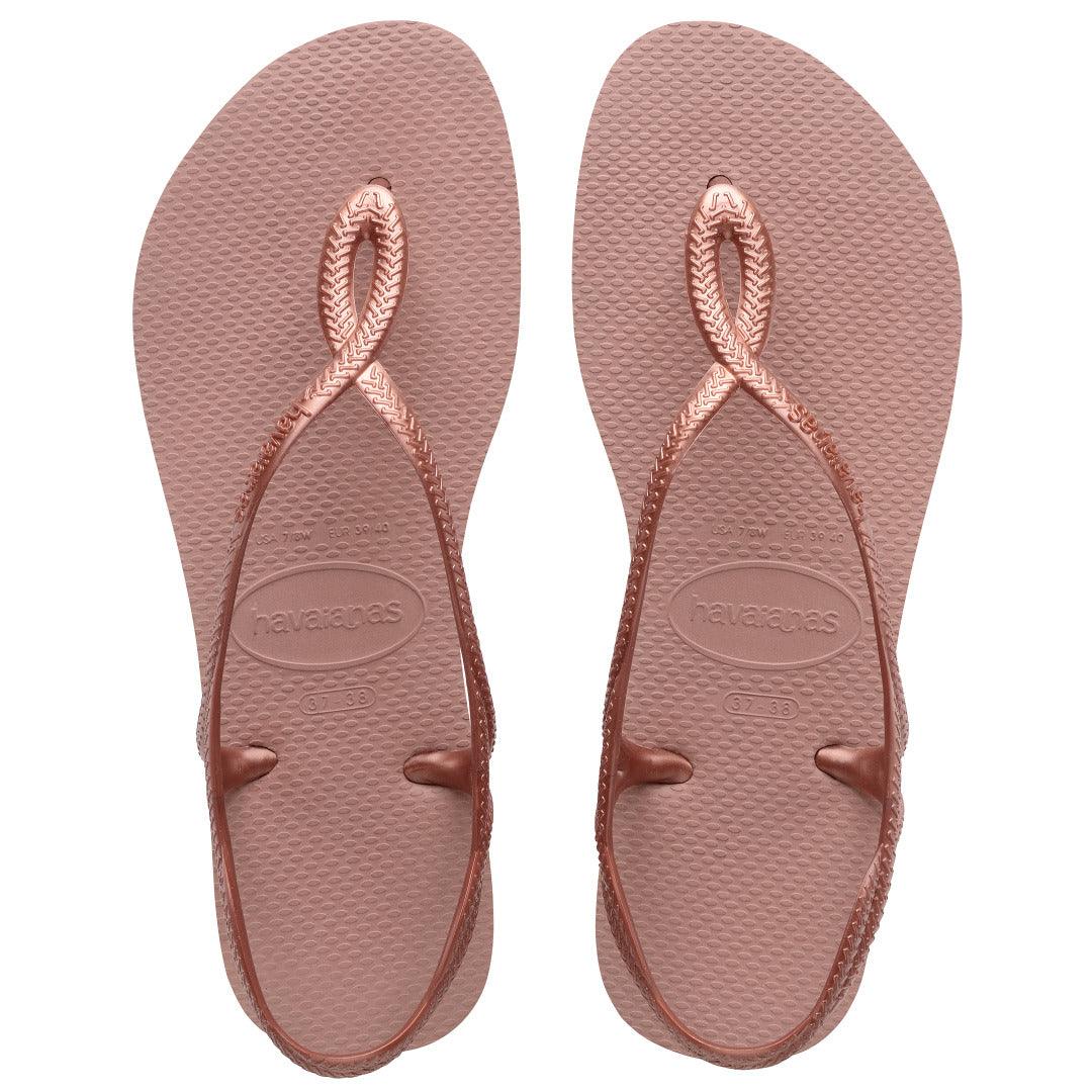 Rasteirinha Havaianas Luna - Rosa Crocus