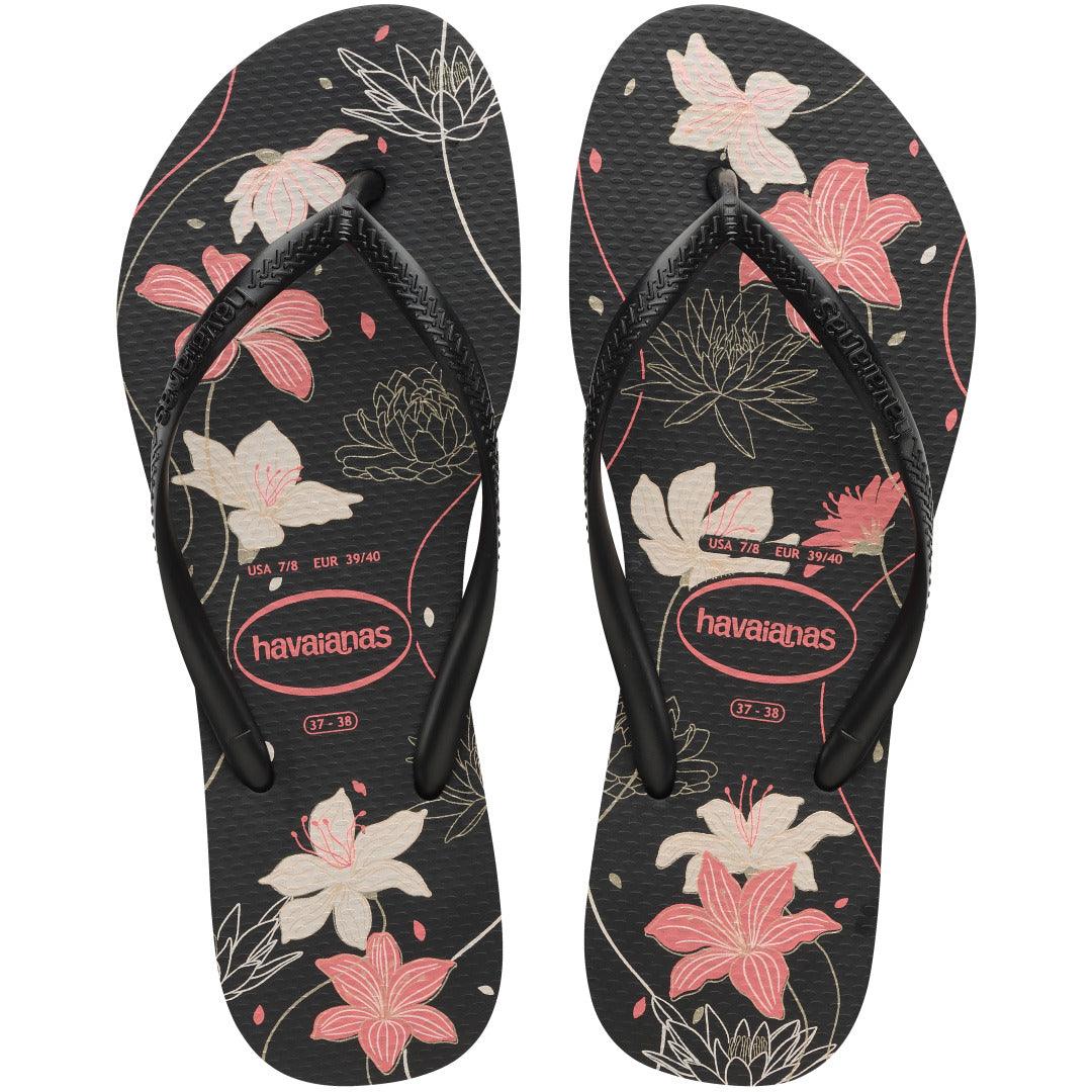 Chinelo Havaianas Slim Organic - Preto