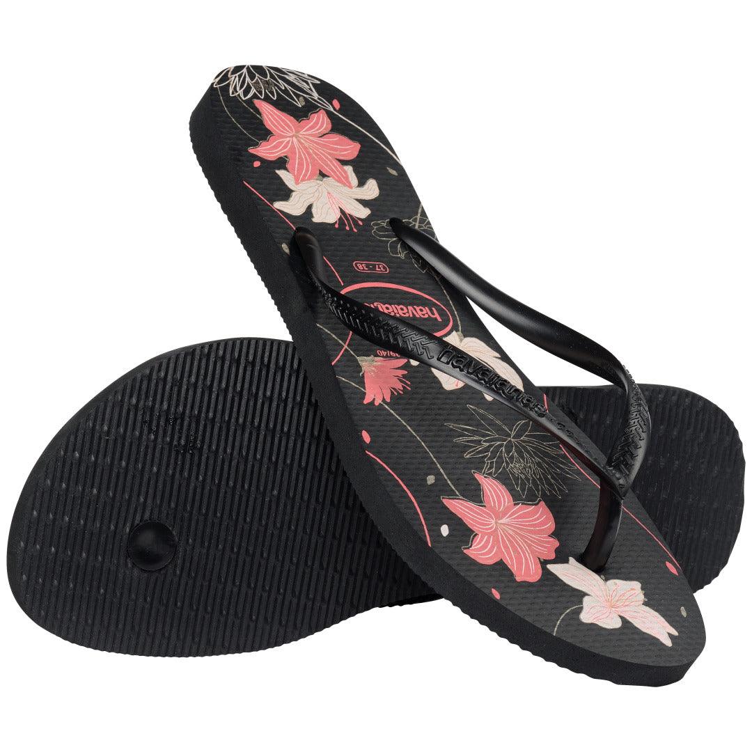 Chinelo Havaianas Slim Organic - Preto