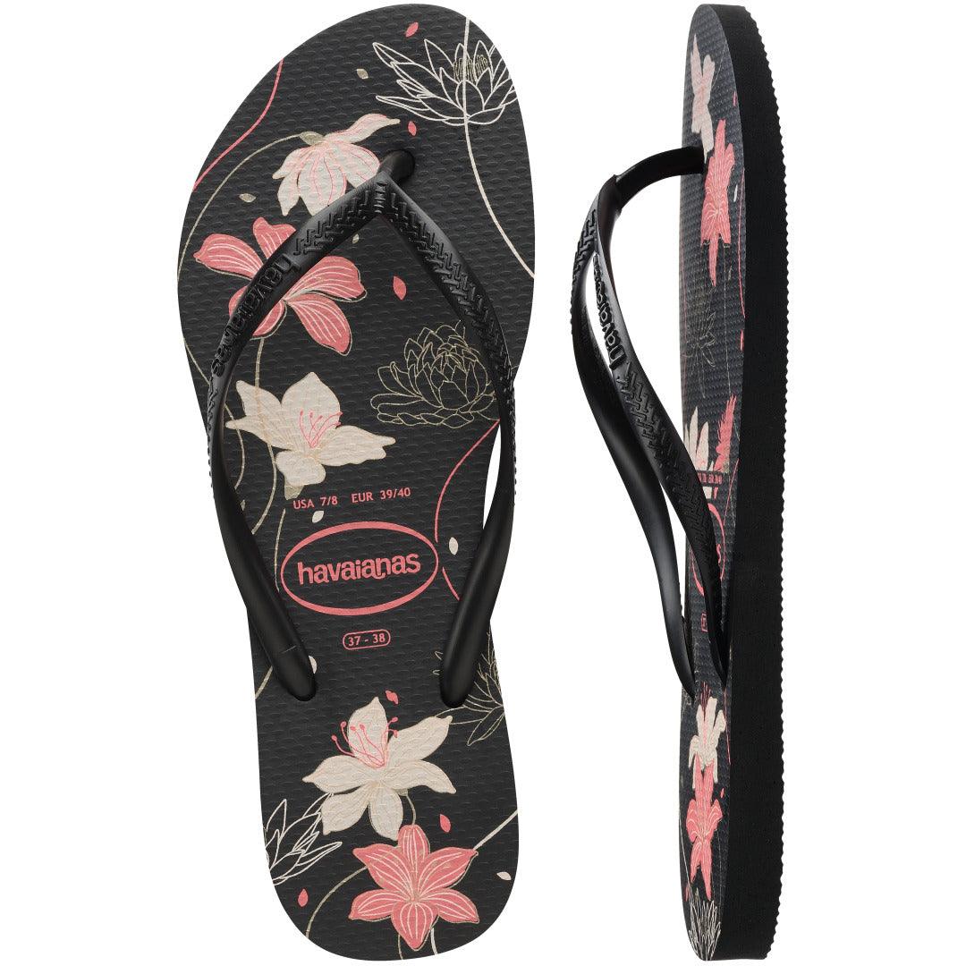 Chinelo Havaianas Slim Organic - Preto