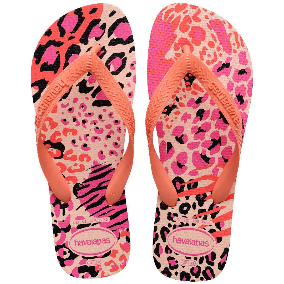 Chinelo Havaianas Top Animals - Rosa Ballet