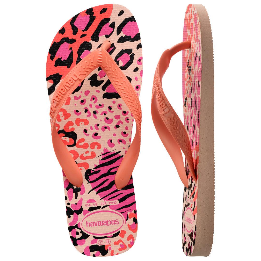 Chinelo Havaianas Top Animals - Rosa Ballet
