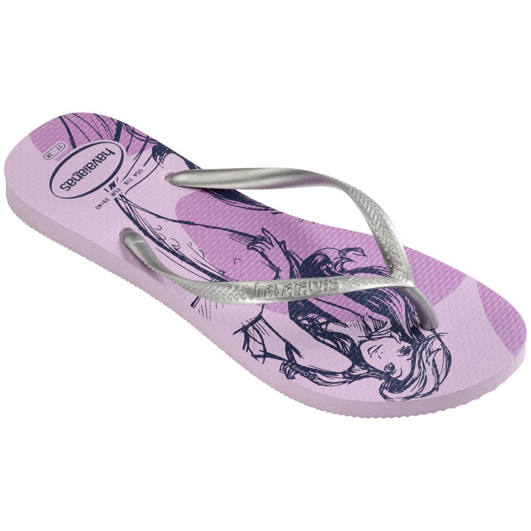 Chinelo Havaianas Slim Princesas - Roxo Fantasy