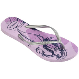 Chinelo Havaianas Slim Princesas - Roxo Fantasy