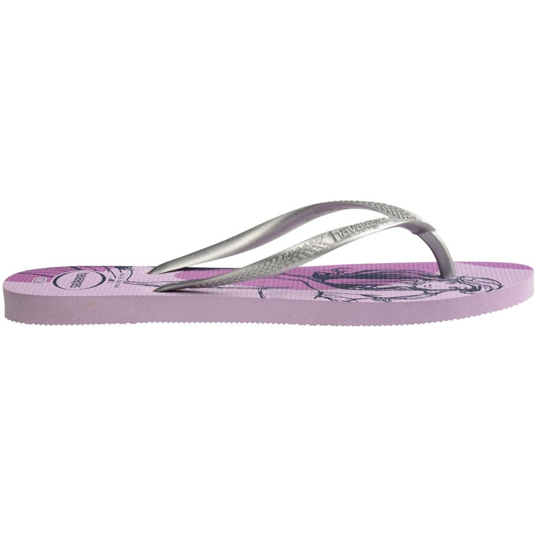Chinelo Havaianas Slim Princesas - Roxo Fantasy