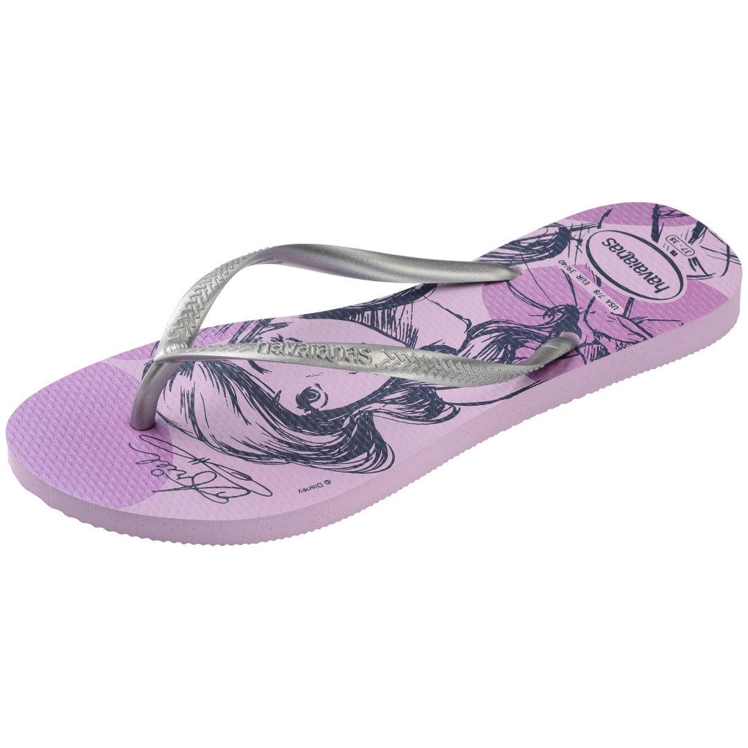 Chinelo Havaianas Slim Princesas - Roxo Fantasy