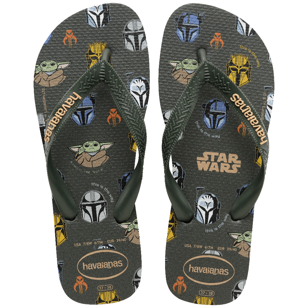 Chinelo Havaianas Star Wars - Verde Olive