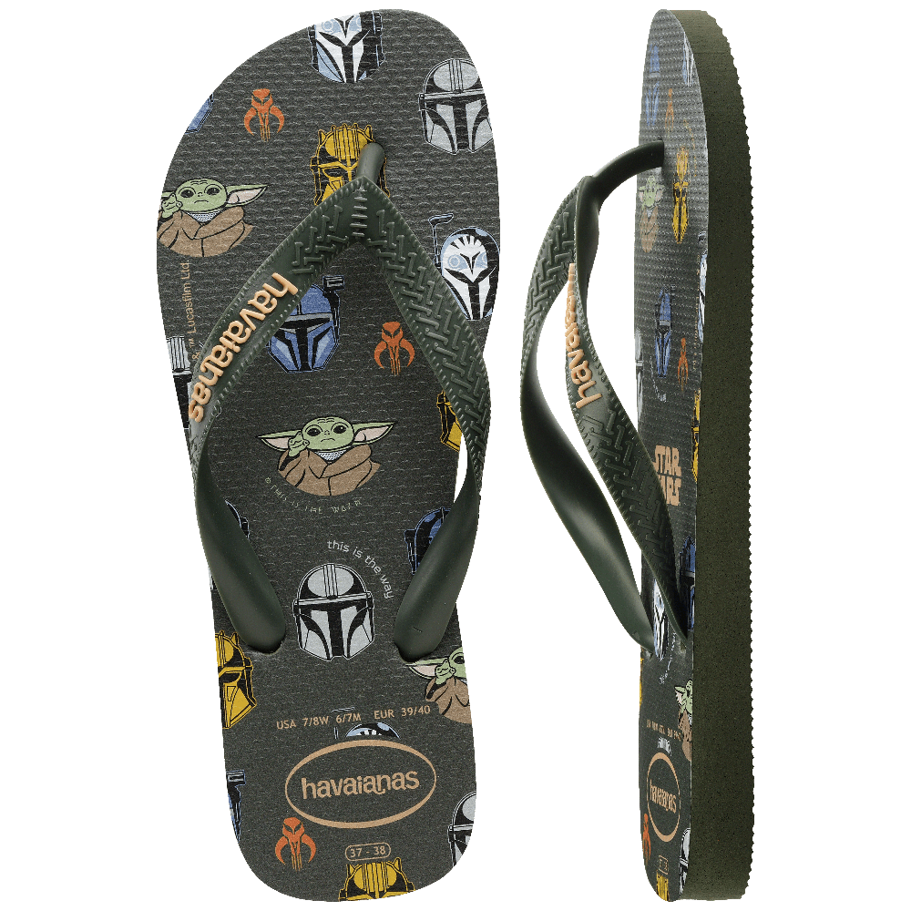 Chinelo Havaianas Star Wars - Verde Olive