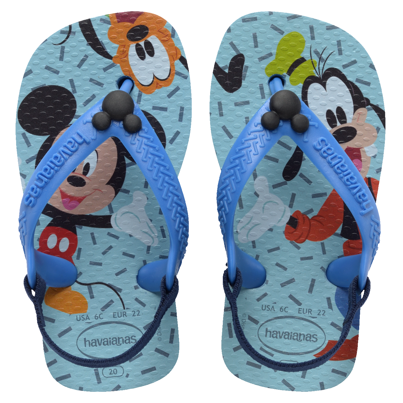 Chinelo Havaianas Baby Disney Classicos Mickey & Pateta