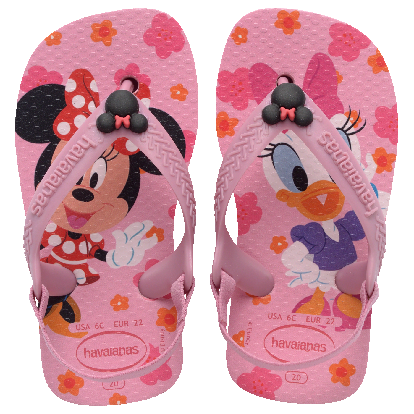 Chinelo Havaianas Baby Disney Classicos Minnie & Margarida