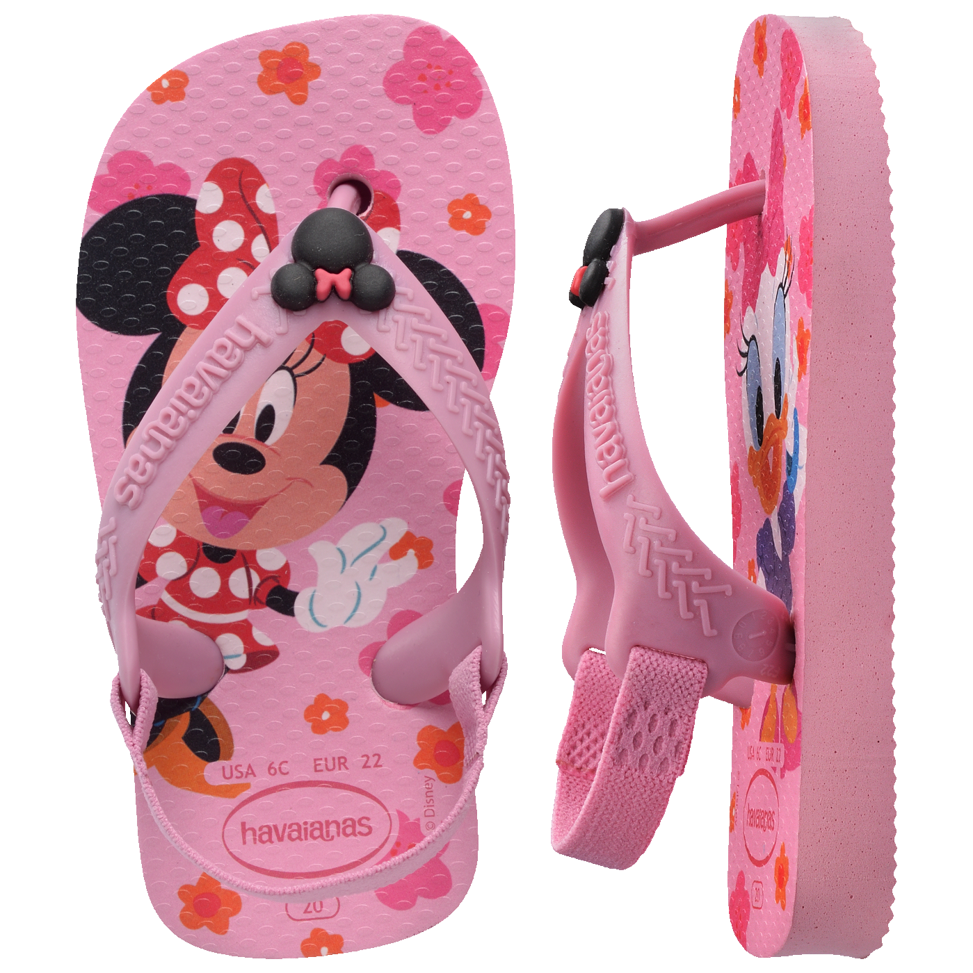 Chinelo Havaianas Baby Disney Classicos Minnie & Margarida