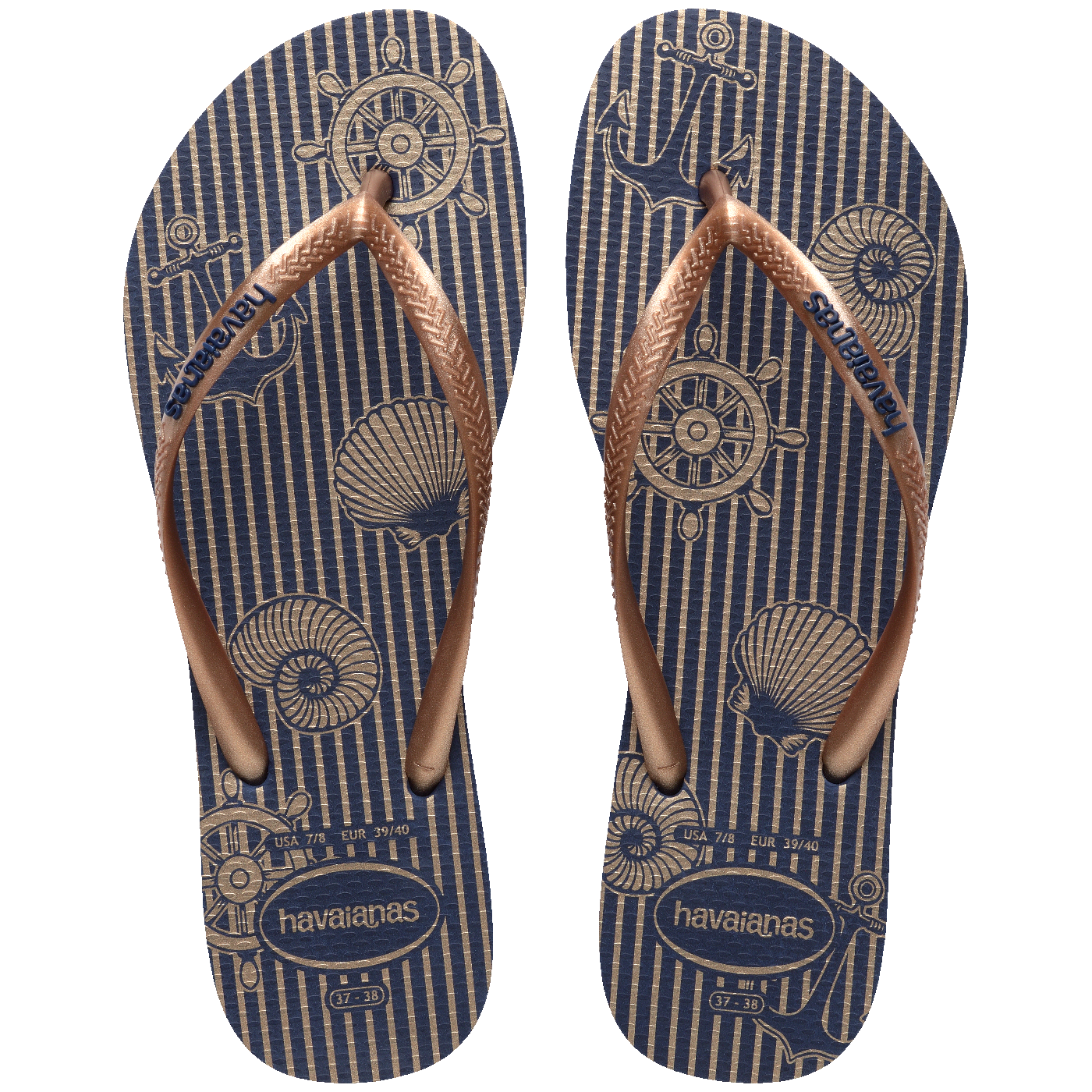 Chinelo Havaianas Slim Nautical