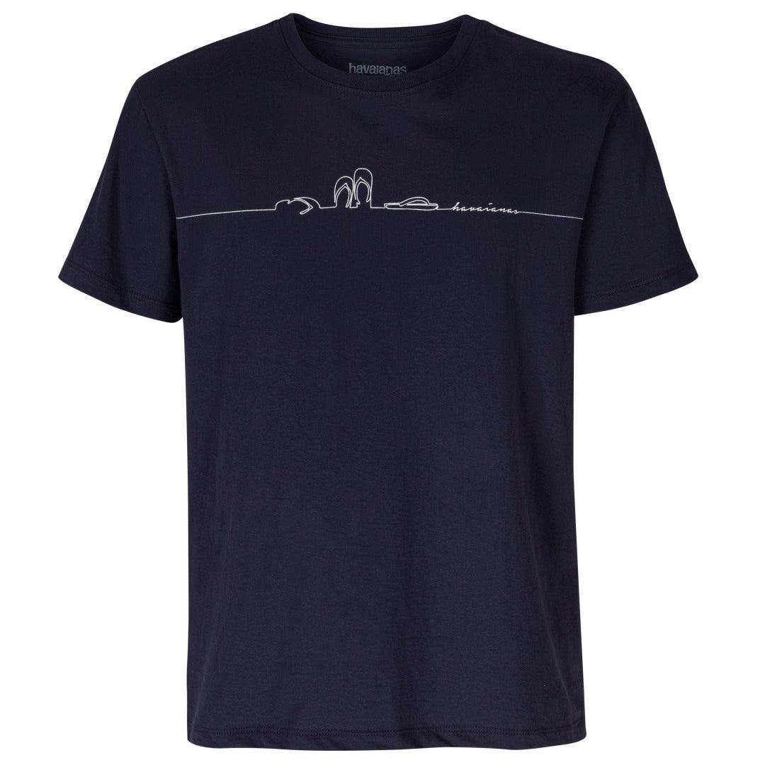 Camiseta Havaianas Sandália Slim - Azul Marinho