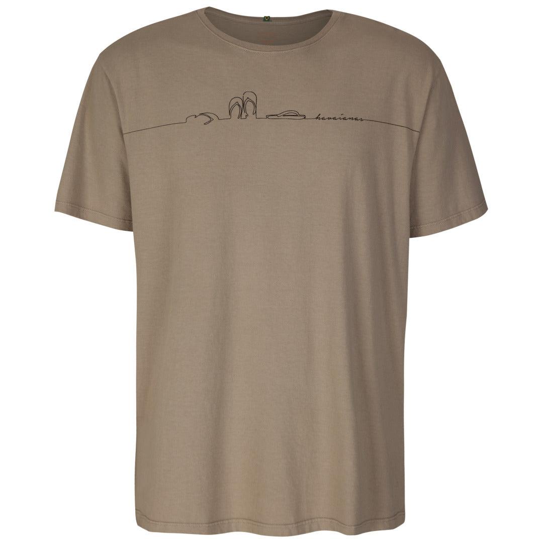 Camiseta Havaianas Sandália Slim - Areia