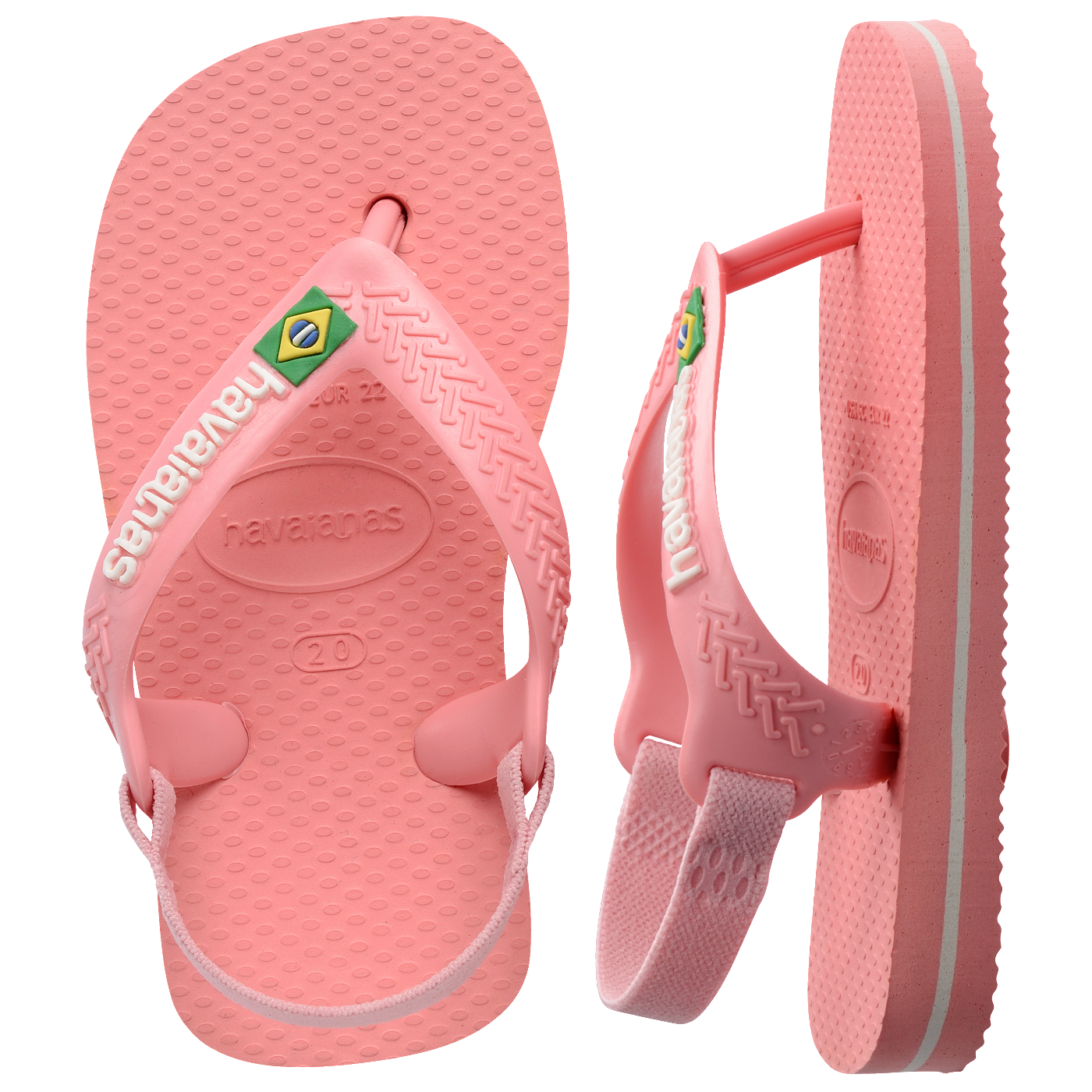 Chinelo Havaianas Baby Brasil Logo
