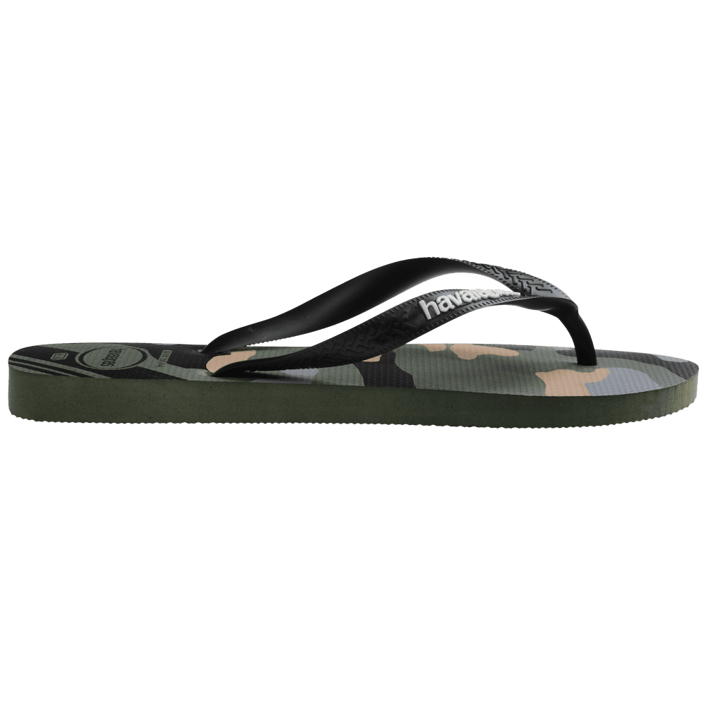 Chinelo Havaianas Top Camu - Verde Oliva