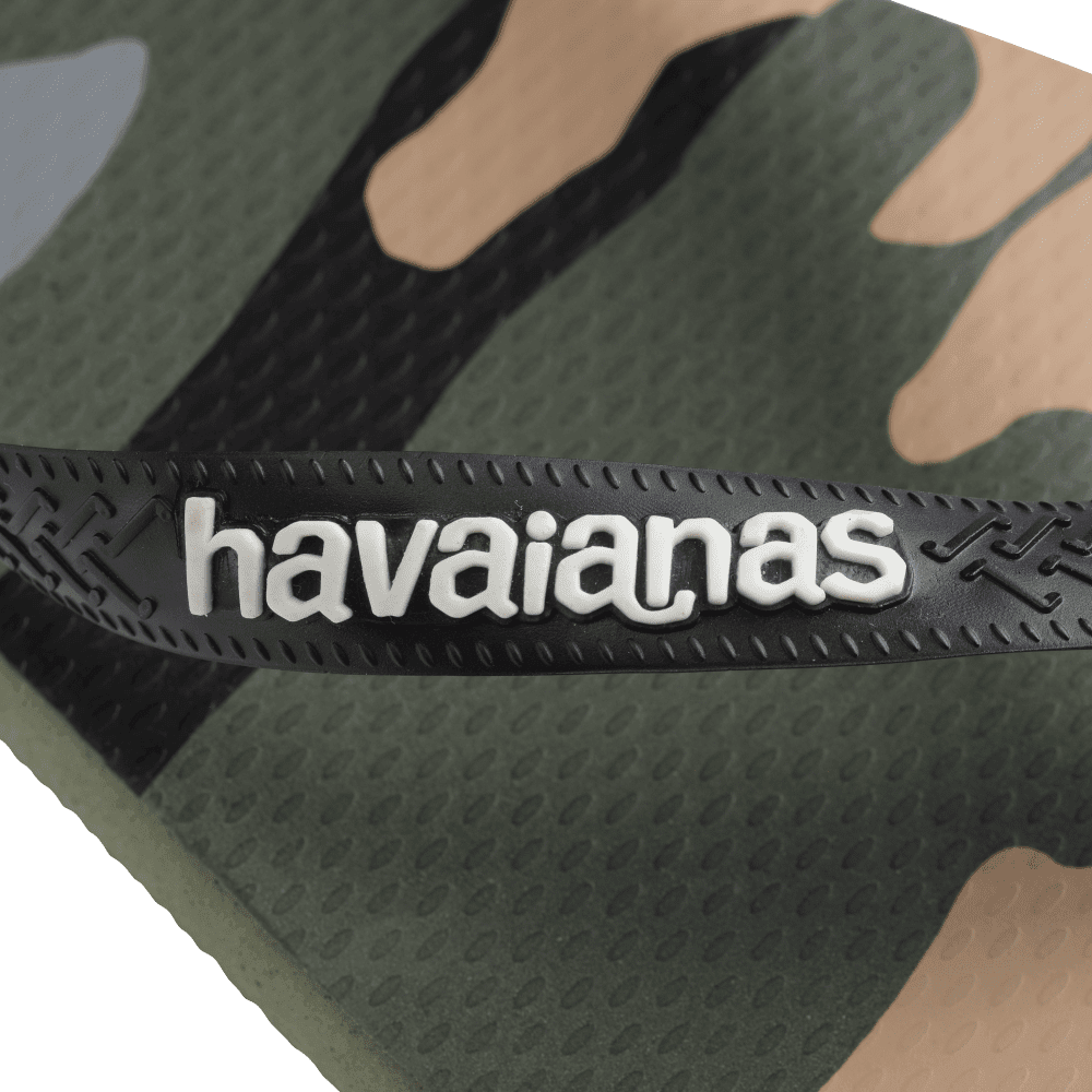 Chinelo Havaianas Top Camu - Verde Oliva