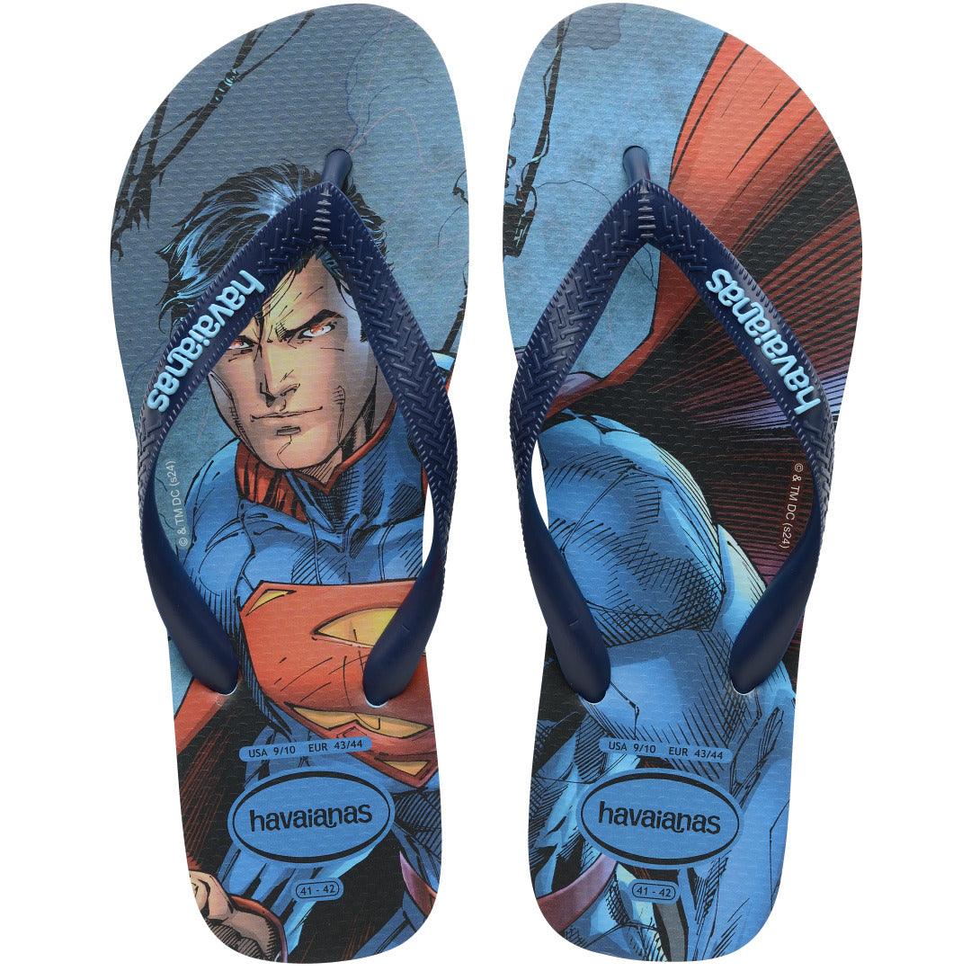 Chinelo Havaianas Top Heróis DC - Azul Lavanda