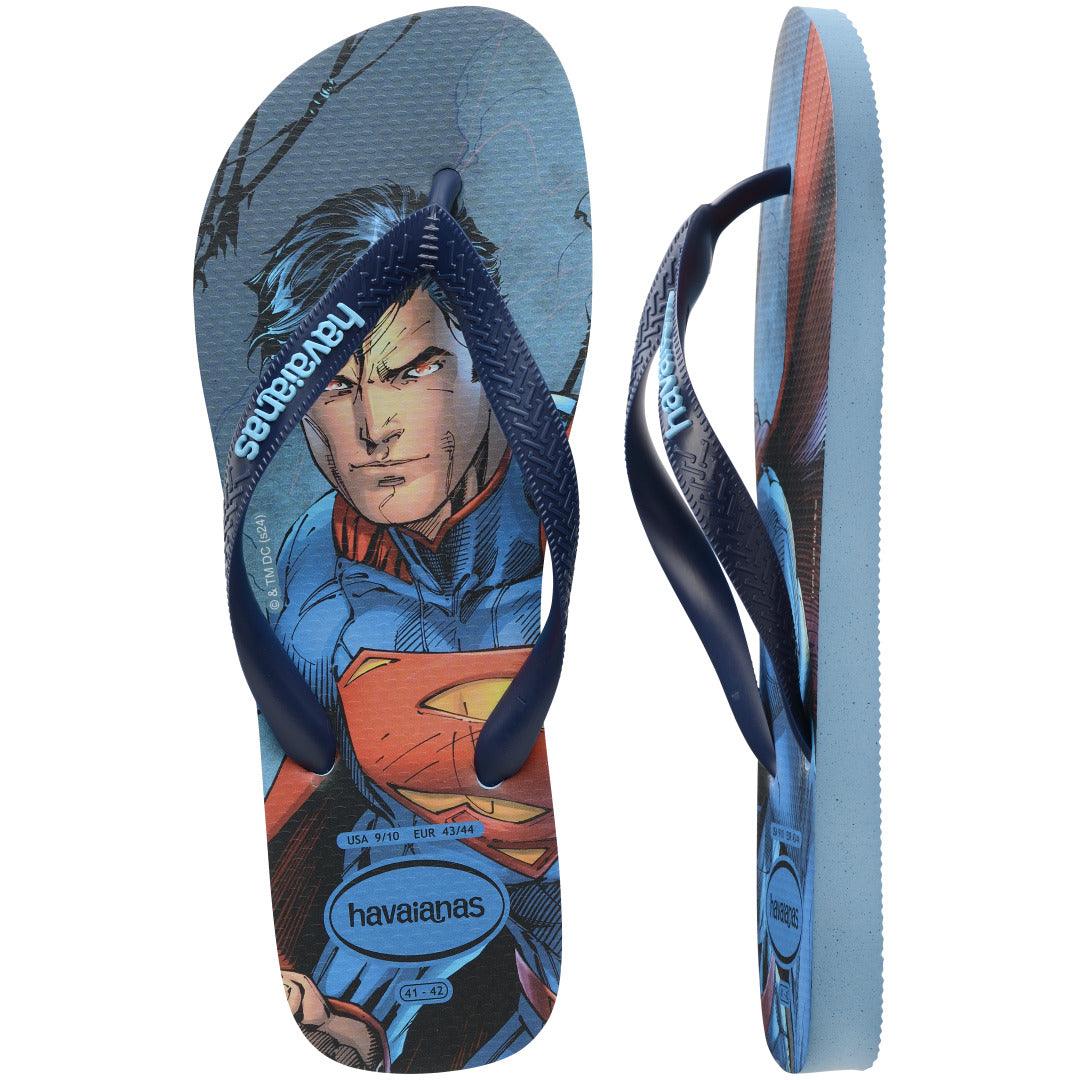 Chinelo Havaianas Top Heróis DC - Azul Lavanda