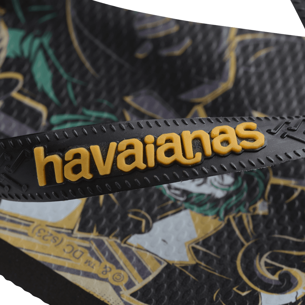 Chinelo Havaianas Top Heróis DC Batman e Vilões - Preto