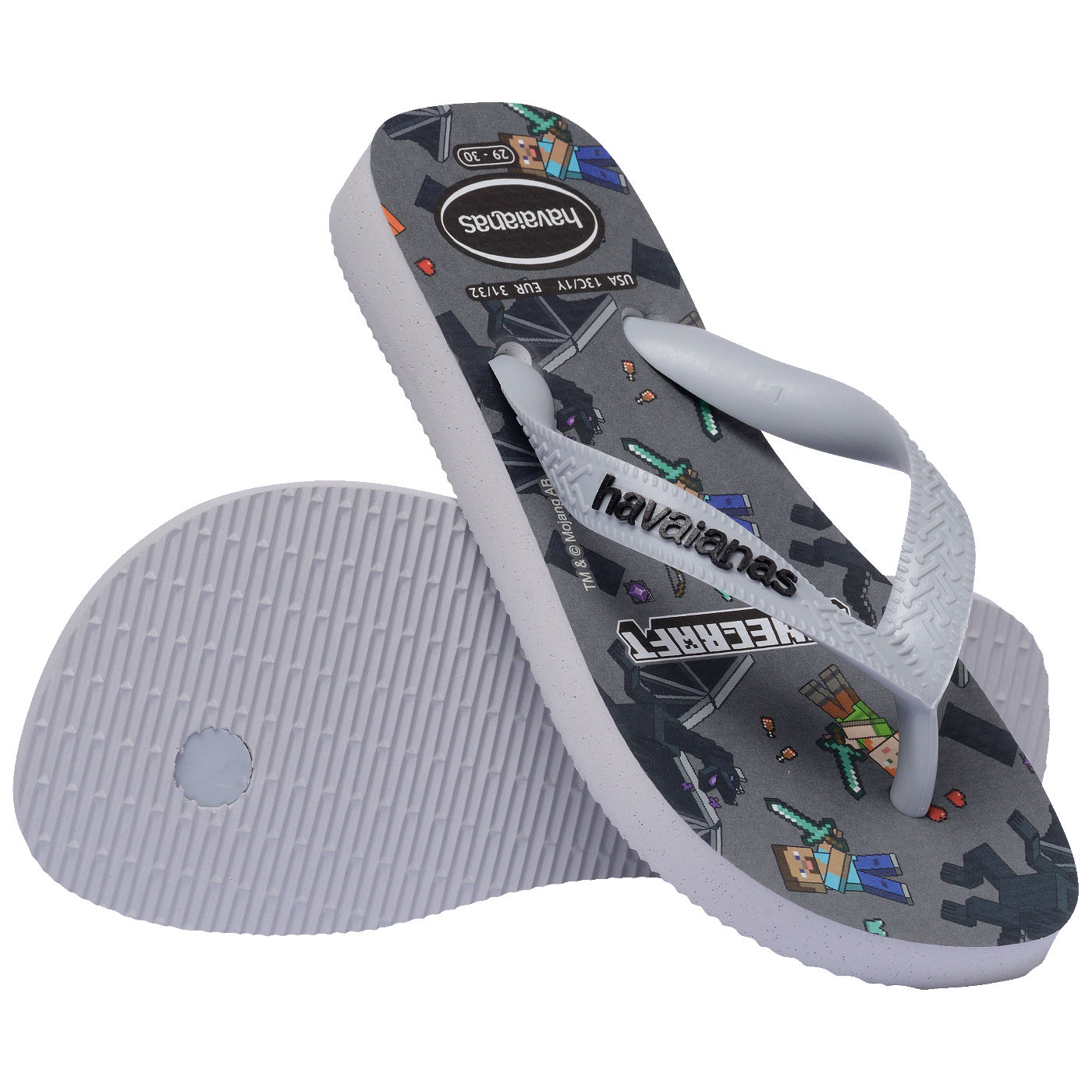 Chinelo Havaianas Infantil Minecraft