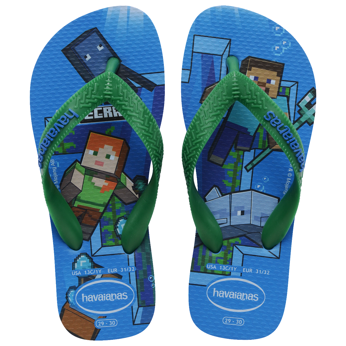 Chinelo Havaianas Infantil Minecraft
