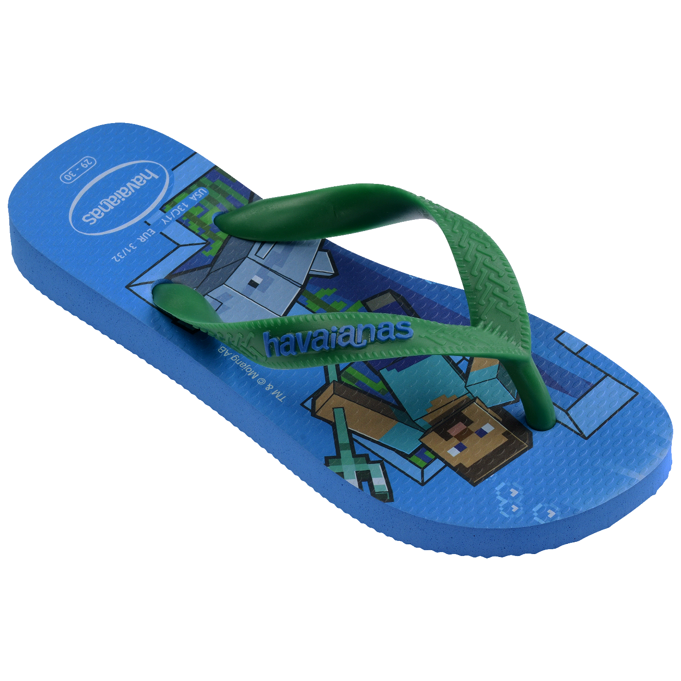 Chinelo Havaianas Infantil Minecraft