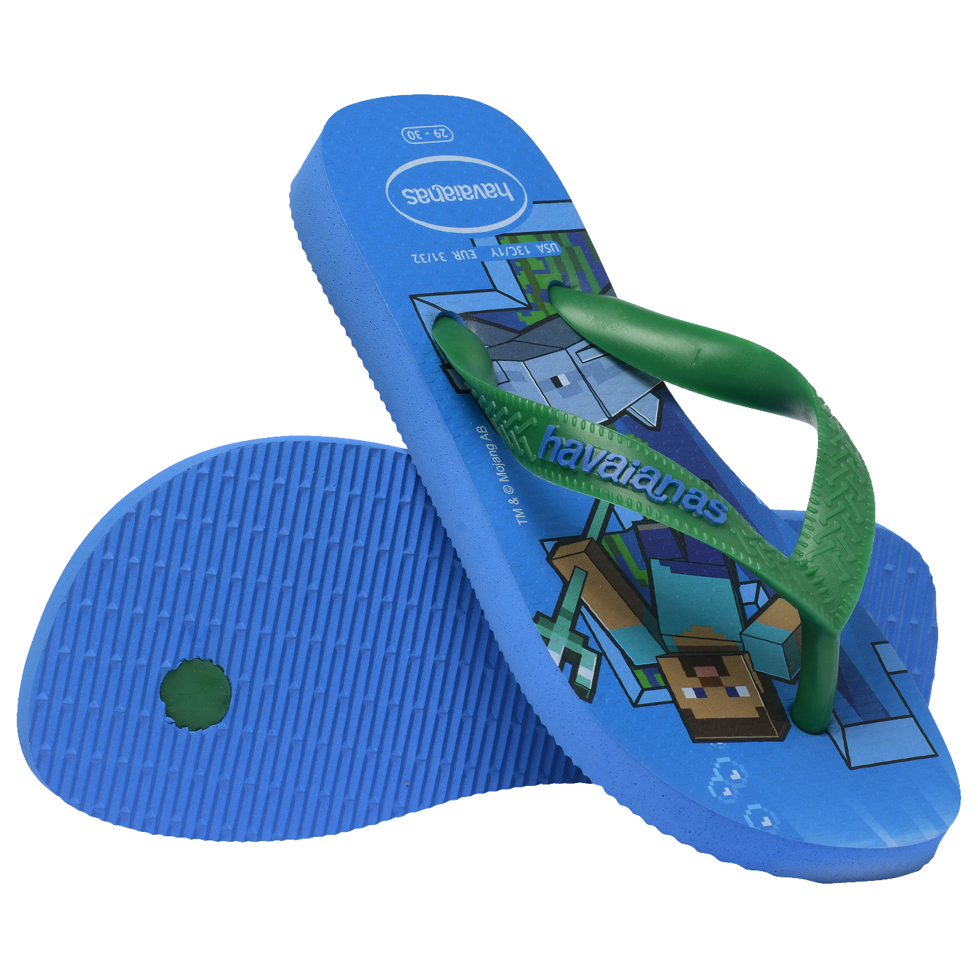 Chinelo Havaianas Infantil Minecraft