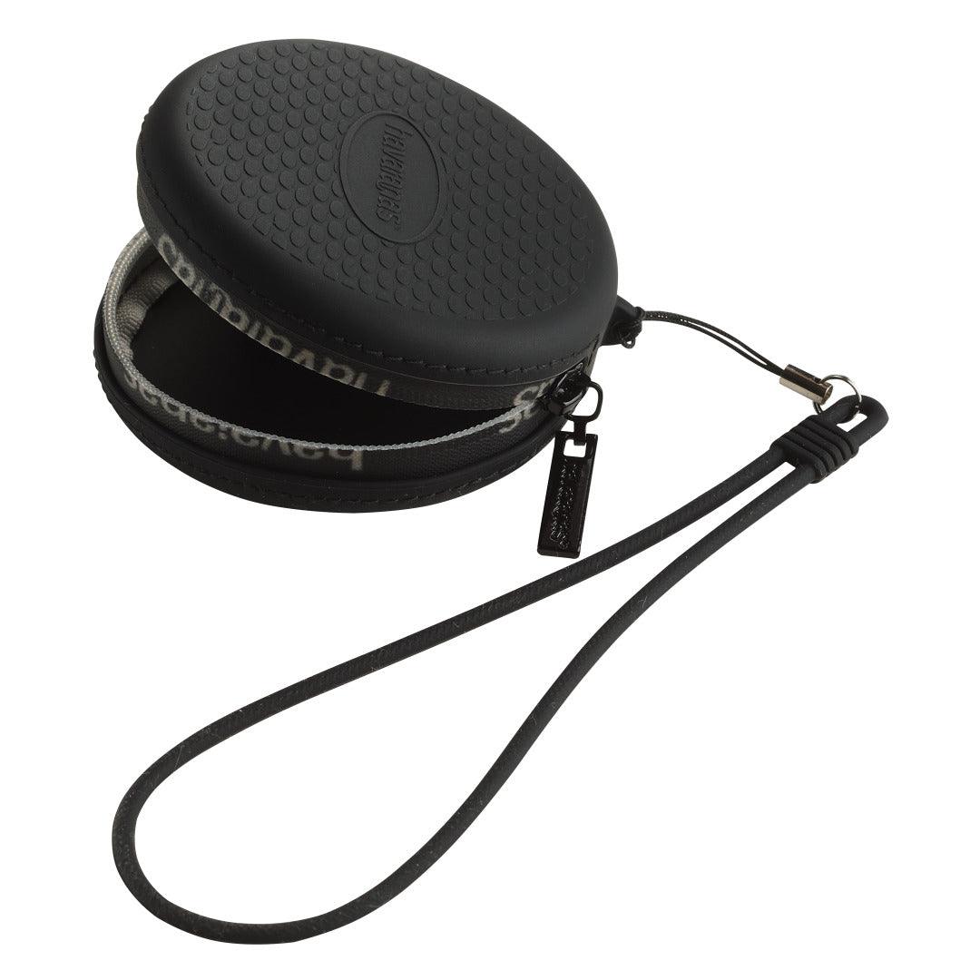 Porta Fone de Ouvido Havaianas Logo - Preto