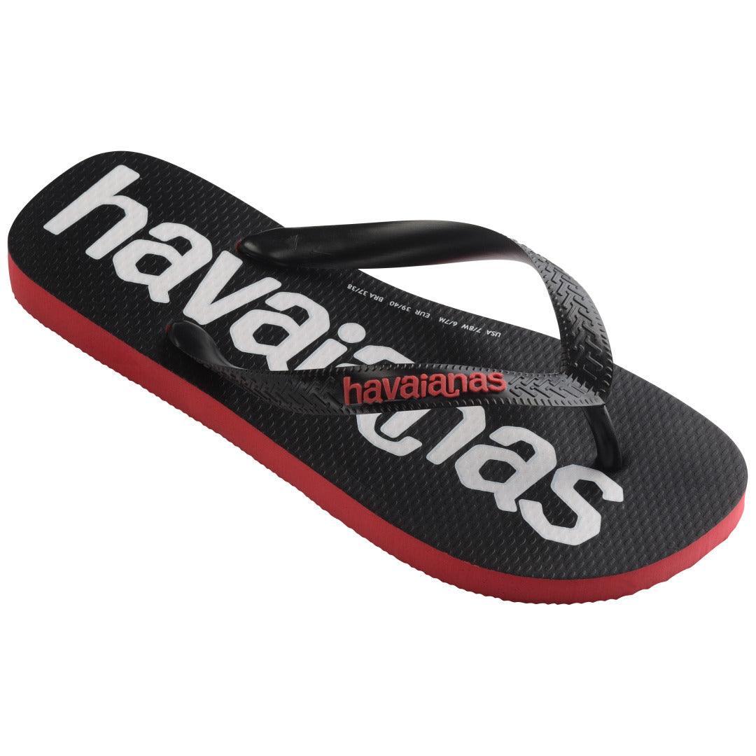 Chinelo Havaianas Top Logomania 2 - Vermelho Rubi