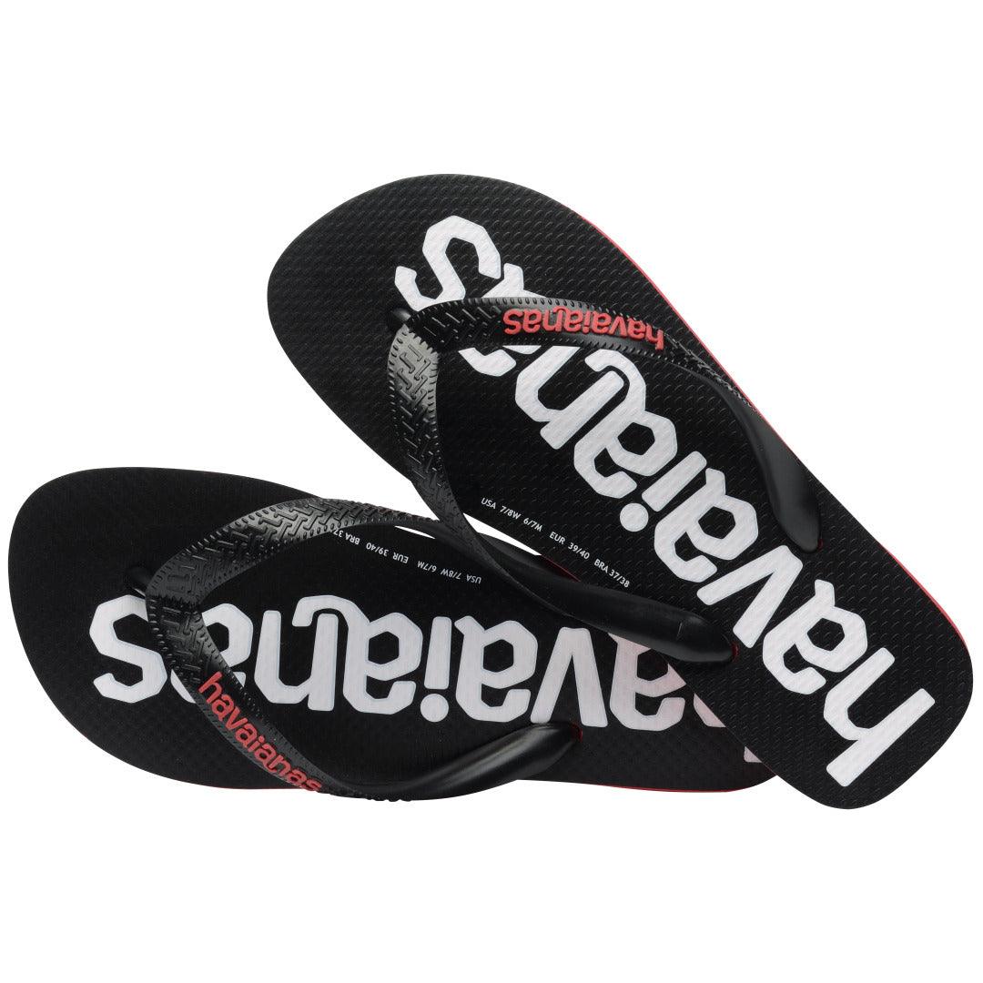 Chinelo Havaianas Top Logomania 2 - Vermelho Rubi