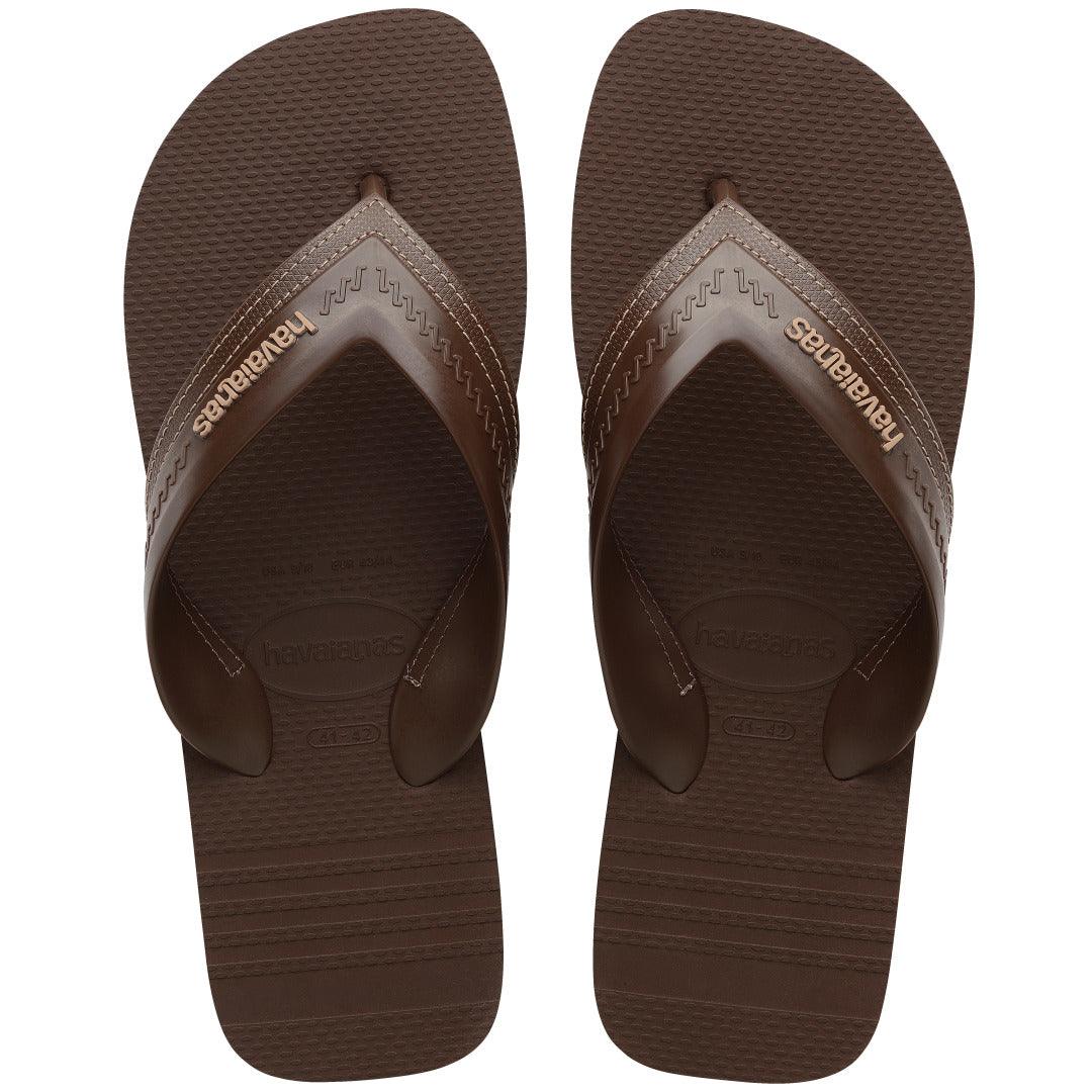 Chinelo Havaianas Hybrid Be - Café