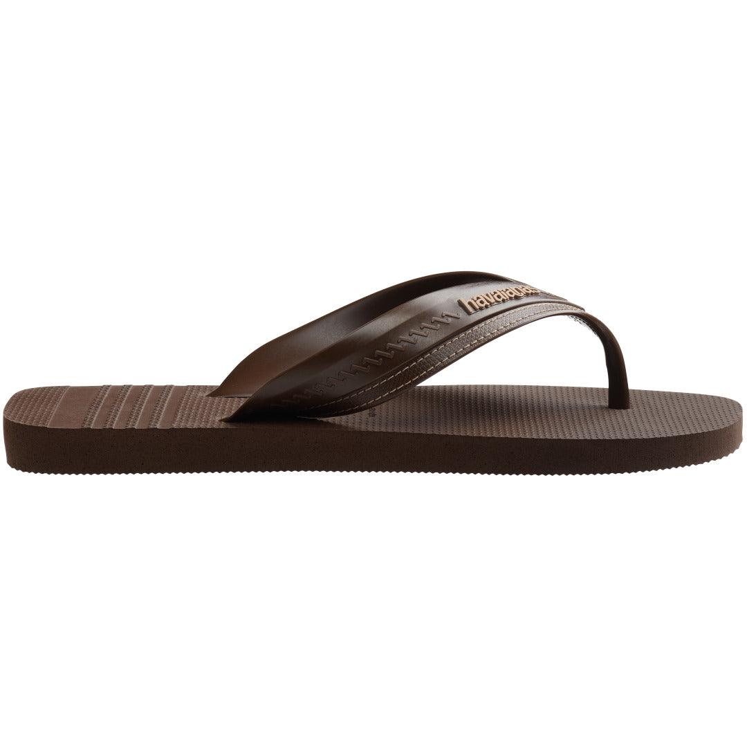 Chinelo Havaianas Hybrid Be - Café