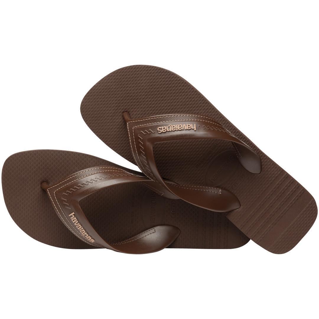 Chinelo Havaianas Hybrid Be - Café