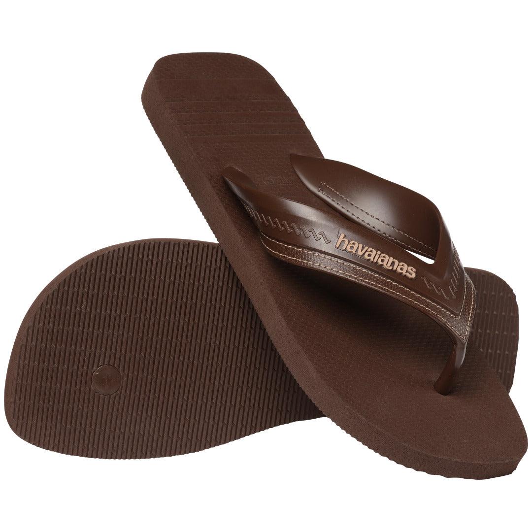 Chinelo Havaianas Hybrid Be - Café