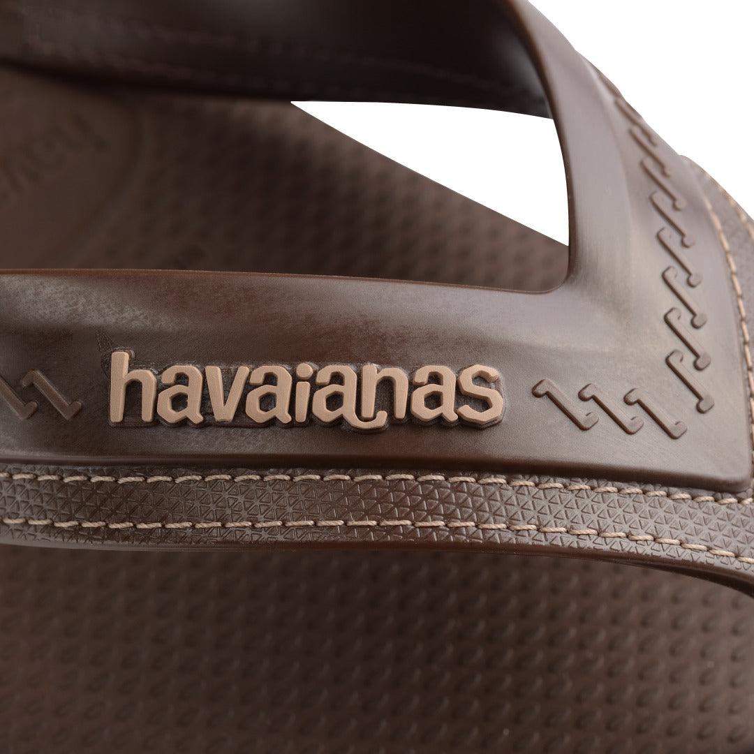 Chinelo Havaianas Hybrid Be - Café
