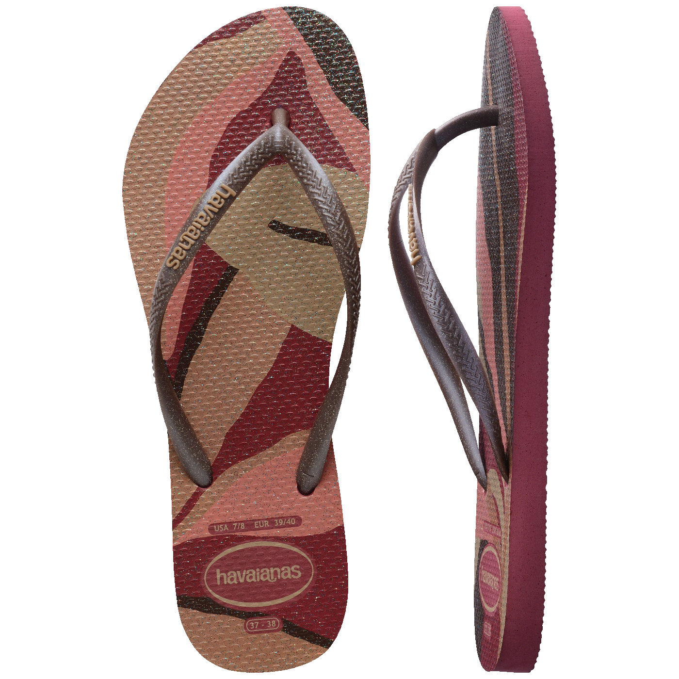 Chinelo Havaianas Slim Palette Glow