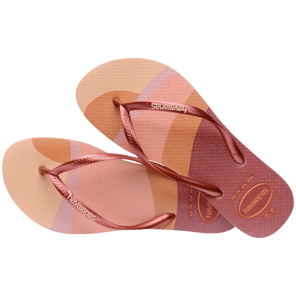 Chinelo Havaianas Slim Palette Glow - Rosa Ballet