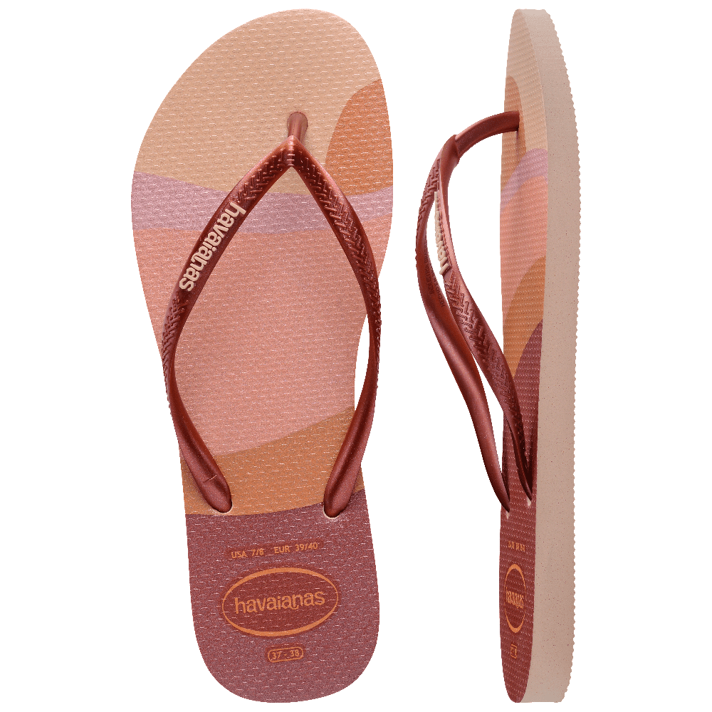 Chinelo Havaianas Slim Palette Glow - Rosa Ballet