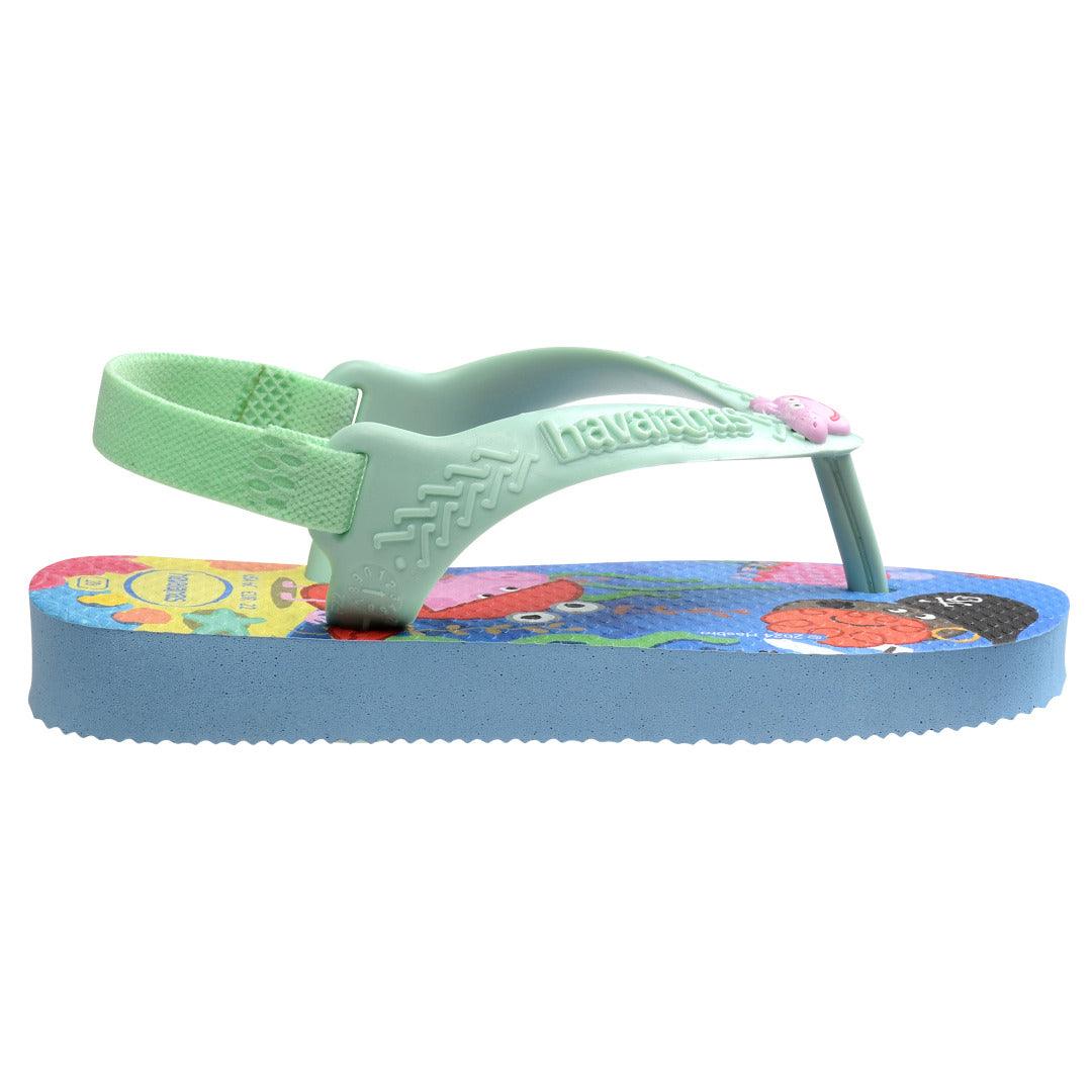 Chinelo Havaianas Baby Peppa Pig - Azul Lavanda
