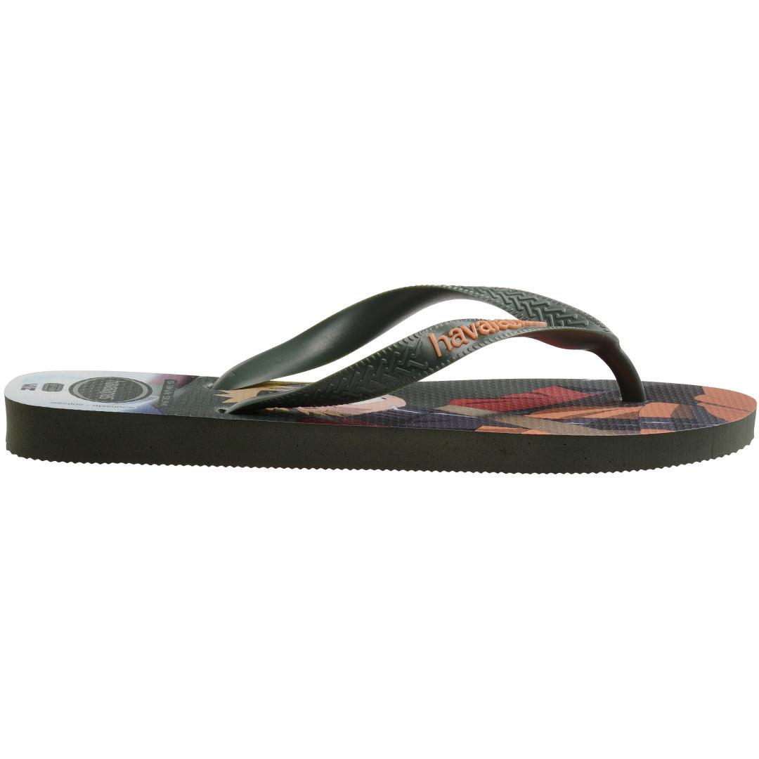 Chinelo Havaianas Top Naruto - Verde Olive
