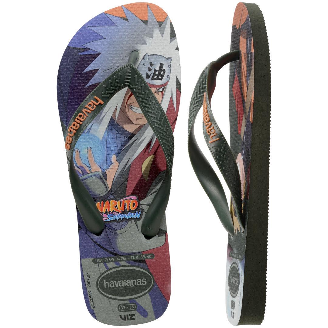 Chinelo Havaianas Top Naruto - Verde Olive