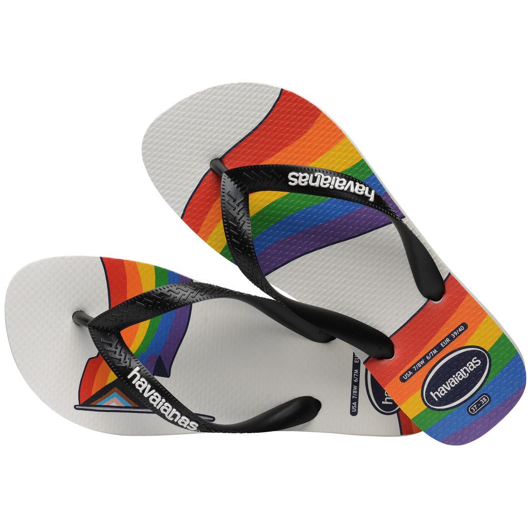 Chinelo Havaianas Top Pride - Branco