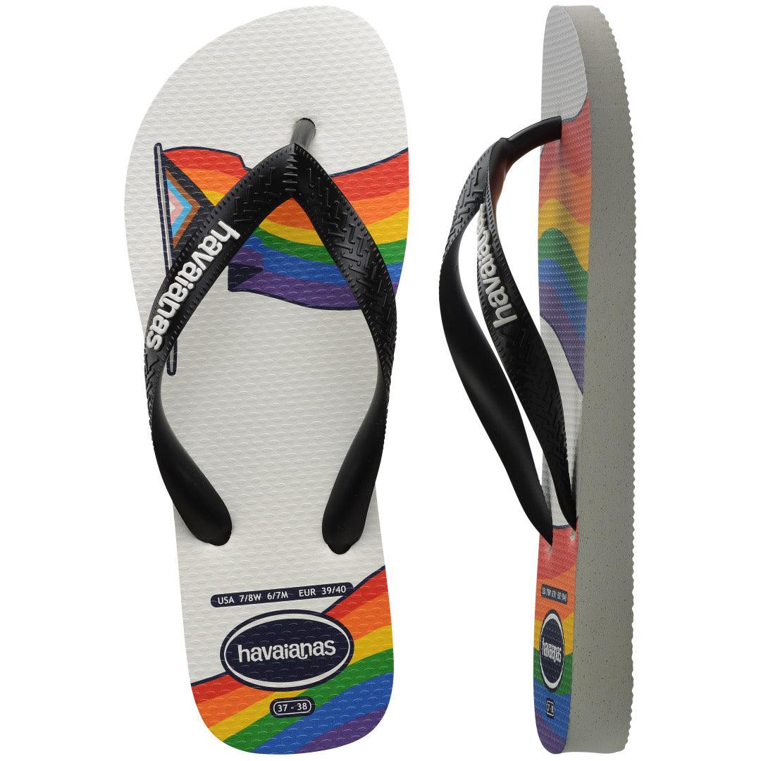 Chinelo Havaianas Top Pride - Branco