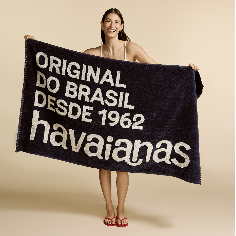 Toalha De Banho Havaianas Logo