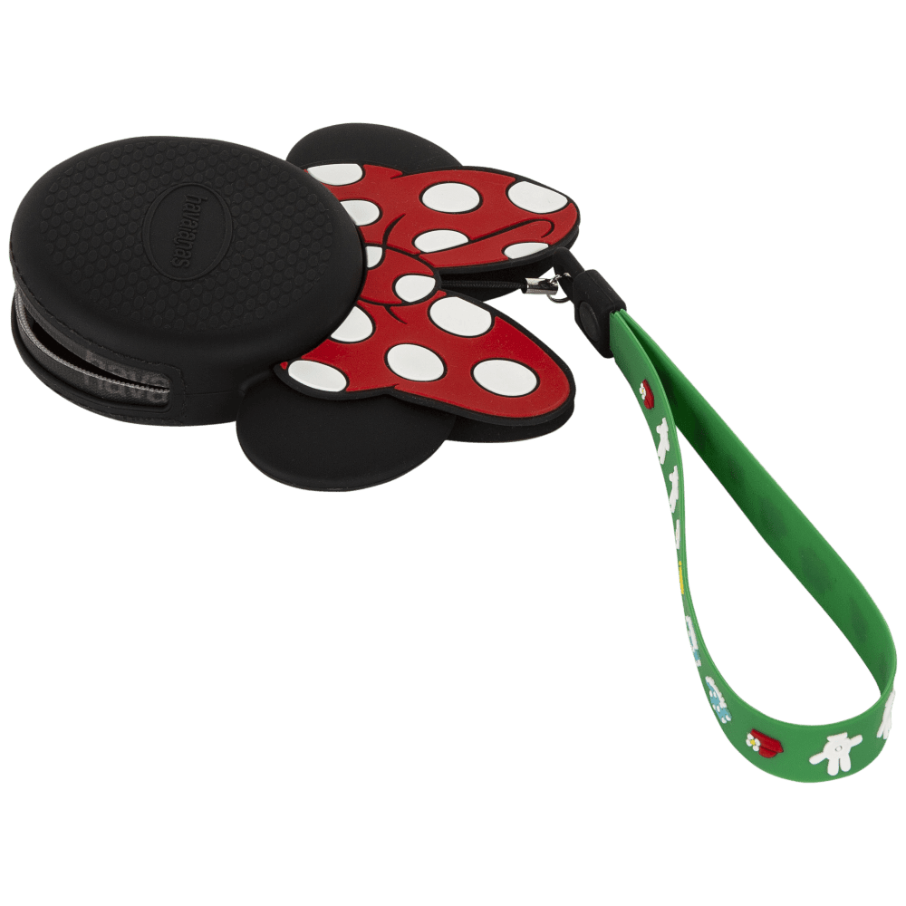 Porta Fone de Ouvido Havaianas Disney Minnie - Preto