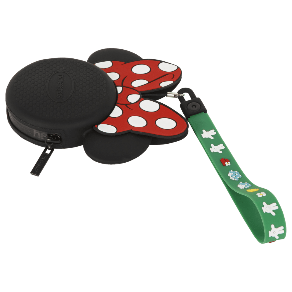 Porta Fone de Ouvido Havaianas Disney Minnie - Preto