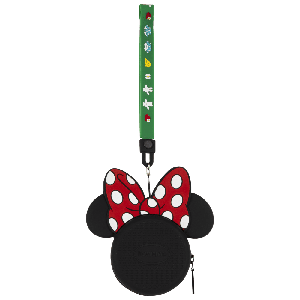 Porta Fone de Ouvido Havaianas Disney Minnie - Preto